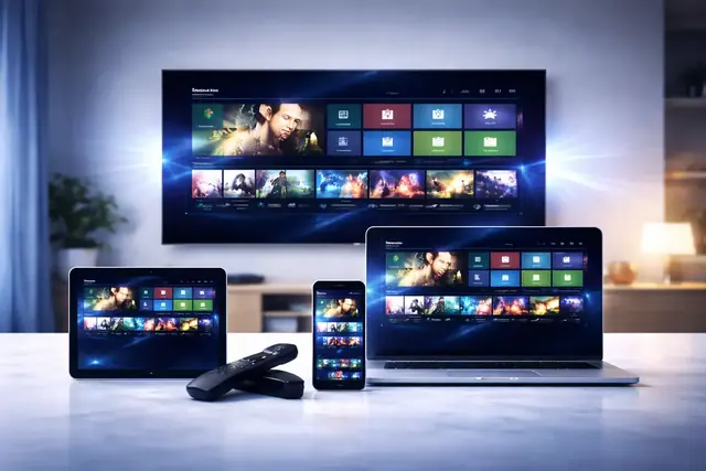 Nixaiptv streaming on a smart TV, tablet, laptop and phone at once
