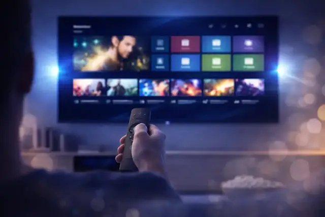 Picking a channel with the remote in the Nixaiptv guide